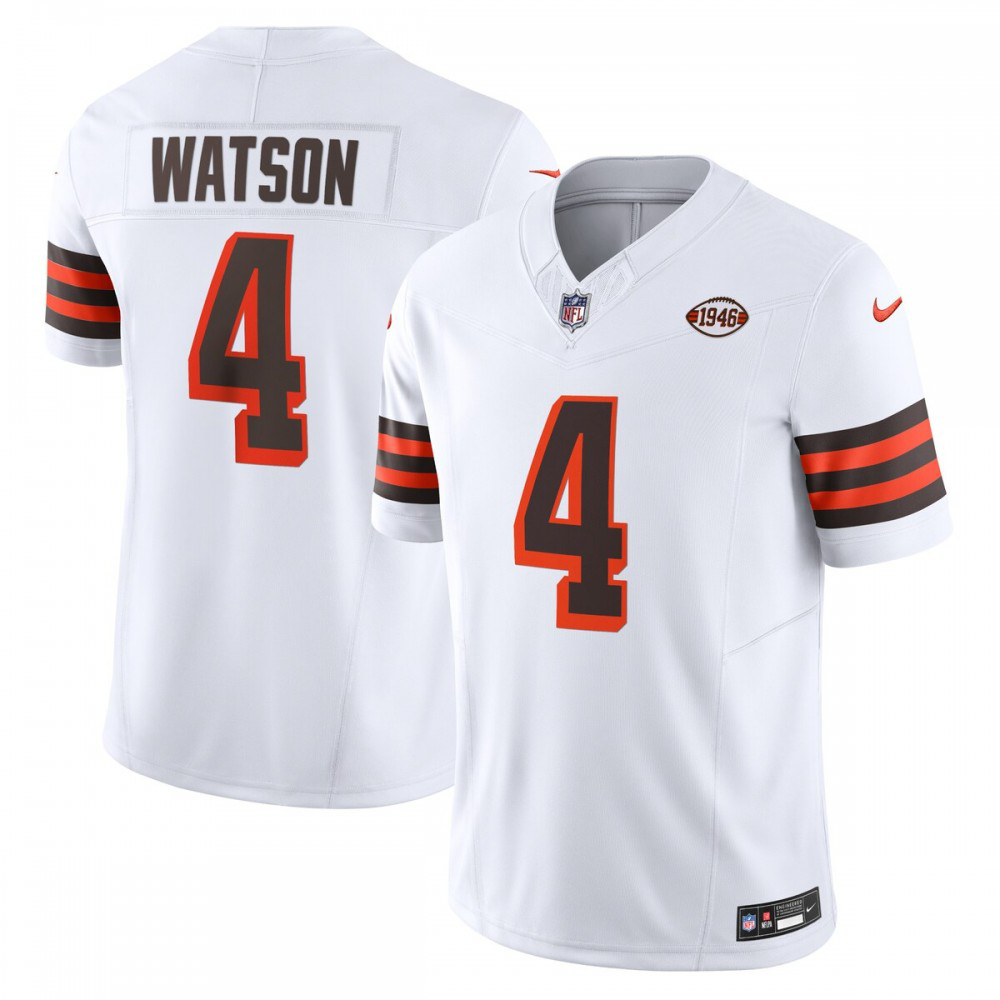 Deshaun Watson Cleveland Browns Nike Vapor F.U.S.E. Limited Jersey - White-GridironStore